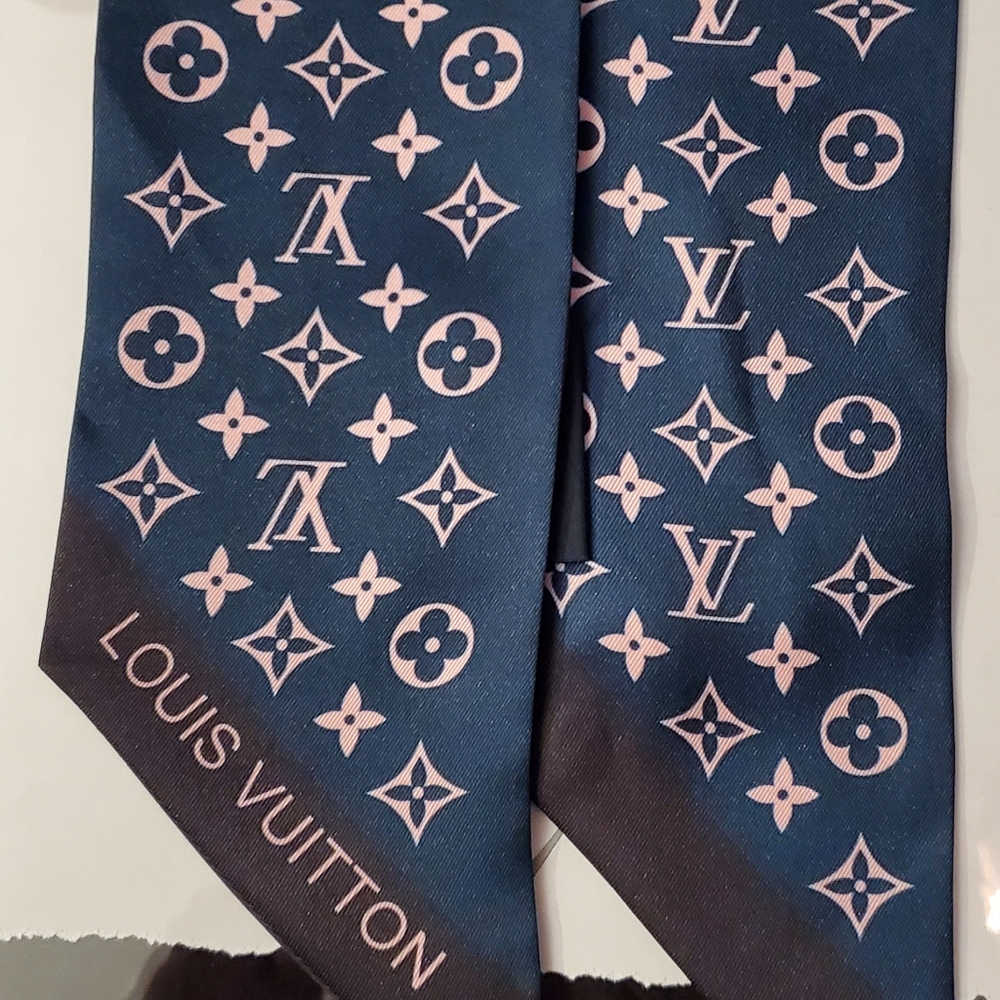 Hair Tie,Twilly, Scarf-100% SilkFashion - Picture 3 of 5